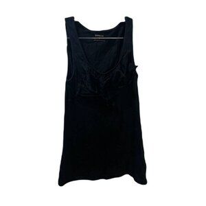 Express Tank Top Layer Ruffle Neckline XS